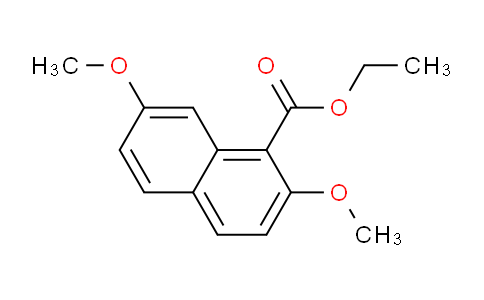 CAS No. 1706441-76-0, Ethyl 2,7-dimethoxy-1-naphthoate