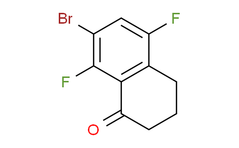 CAS No. 1341073-10-6, 7-Bromo-5,8-difluoro-3,4-dihydronaphthalen-1(2H)-one