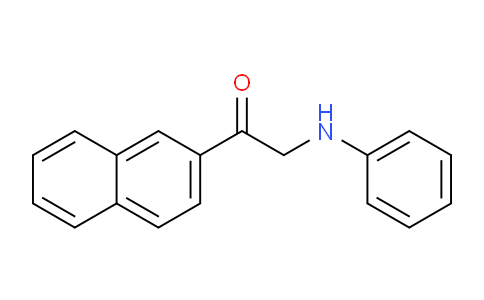 CAS No. 62244-84-2, 1-(Naphthalen-2-yl)-2-(phenylamino)ethanone