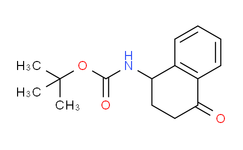 CAS No. 1313021-93-0, tert-Butyl (4-oxo-1,2,3,4-tetrahydronaphthalen-1-yl)carbamate