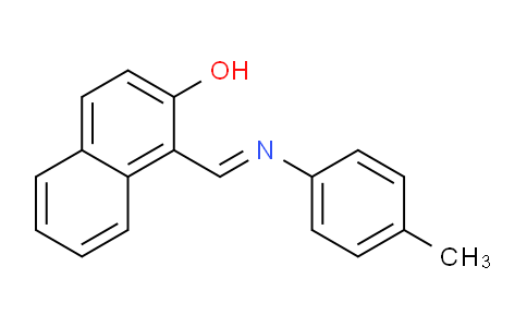 CAS No. 6638-21-7, 1-((p-Tolylimino)methyl)naphthalen-2-ol