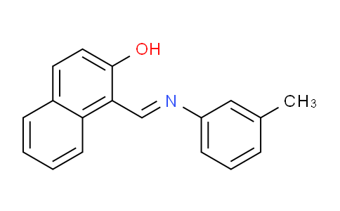 CAS No. 20772-80-9, 1-((m-Tolylimino)methyl)naphthalen-2-ol