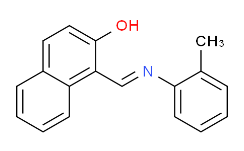 CAS No. 62581-60-6, 1-((o-Tolylimino)methyl)naphthalen-2-ol