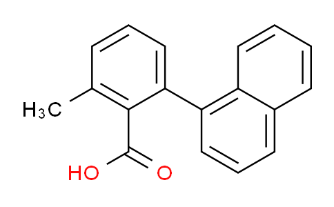 CAS No. 1261904-76-0, 2-Methyl-6-(naphthalen-1-yl)benzoic acid