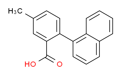CAS No. 859792-36-2, 5-Methyl-2-(naphthalen-1-yl)benzoic acid