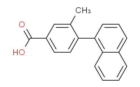 CAS No. 1261949-95-4, 3-Methyl-4-(naphthalen-1-yl)benzoic acid