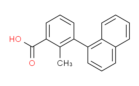 CAS No. 1261927-25-6, 2-Methyl-3-(naphthalen-1-yl)benzoic acid