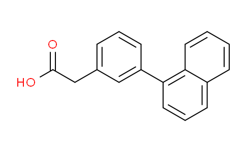 CAS No. 1261475-36-8, 2-(3-(Naphthalen-1-yl)phenyl)acetic acid