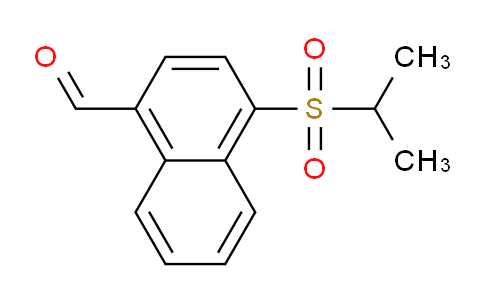 CAS No. 1394023-78-9, 4-(Isopropylsulfonyl)-1-naphthaldehyde