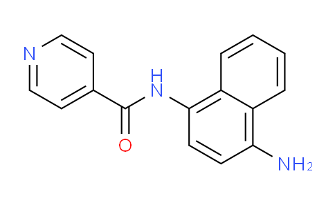 CAS No. 285984-54-5, N-(4-Aminonaphthalen-1-yl)isonicotinamide
