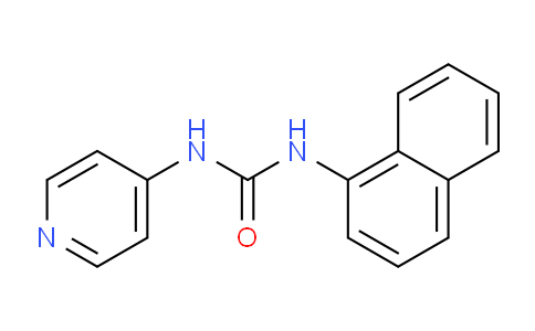 CAS No. 13256-93-4, 1-(Naphthalen-1-yl)-3-(pyridin-4-yl)urea