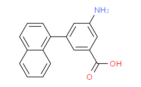 CAS No. 1261938-00-4, 3-Amino-5-(naphthalen-1-yl)benzoic acid