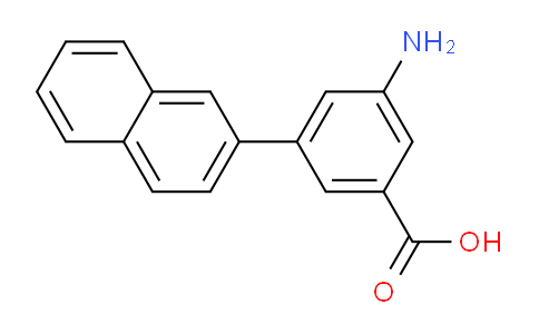 CAS No. 1261946-10-4, 3-Amino-5-(naphthalen-2-yl)benzoic acid