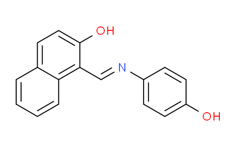 CAS No. 894-96-2, 1-(((4-Hydroxyphenyl)imino)methyl)naphthalen-2-ol