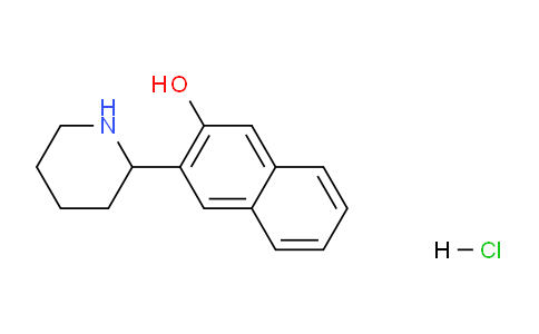 CAS No. 1049742-74-6, 3-(Piperidin-2-yl)naphthalen-2-ol hydrochloride