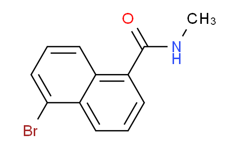 CAS No. 90067-89-3, 5-Bromo-N-methyl-1-naphthamide