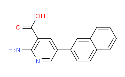 CAS No. 1261909-61-8, 2-Amino-5-(naphthalen-2-yl)nicotinic acid