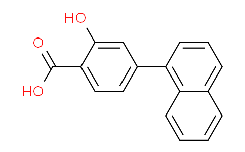 CAS No. 139082-29-4, 2-Hydroxy-4-(naphthalen-1-yl)benzoic acid