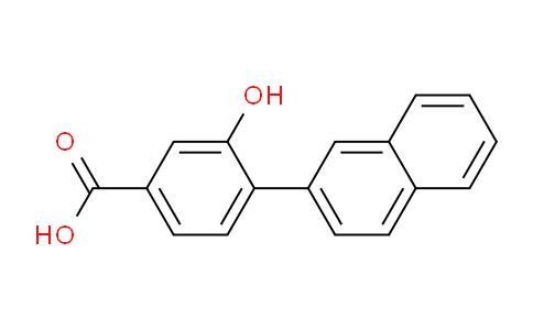 CAS No. 1261902-14-0, 3-Hydroxy-4-(naphthalen-2-yl)benzoic acid