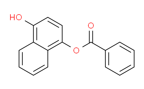 CAS No. 7477-60-3, 4-Hydroxynaphthalen-1-yl benzoate