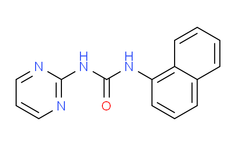 CAS No. 24386-39-8, 1-(Naphthalen-1-yl)-3-(pyrimidin-2-yl)urea