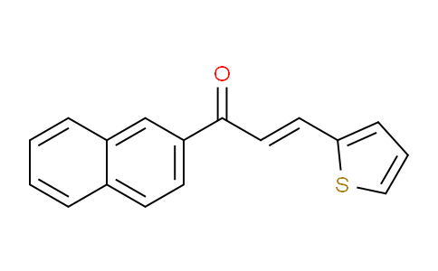 CAS No. 20894-63-7, 1-(Naphthalen-2-yl)-3-(thiophen-2-yl)prop-2-en-1-one