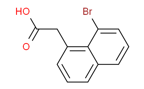 CAS No. 1261597-76-5, 2-(8-Bromonaphthalen-1-yl)acetic acid