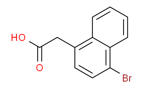 CAS No. 5438-74-4, 2-(4-Bromonaphthalen-1-yl)acetic acid
