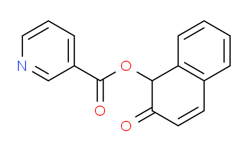 CAS No. 63507-63-1, 2-Oxo-1,2-dihydronaphthalen-1-yl nicotinate
