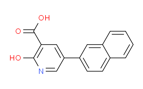 CAS No. 1261961-86-7, 2-Hydroxy-5-(naphthalen-2-yl)nicotinic acid