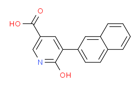 CAS No. 1261920-90-4, 6-Hydroxy-5-(naphthalen-2-yl)nicotinic acid