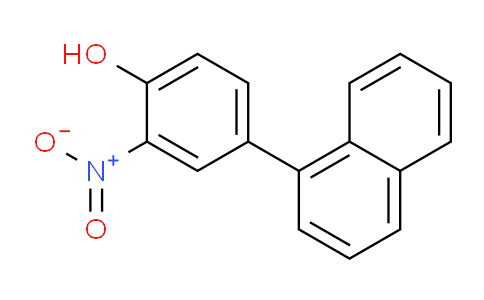 CAS No. 1261946-20-6, 4-(Naphthalen-1-yl)-2-nitrophenol