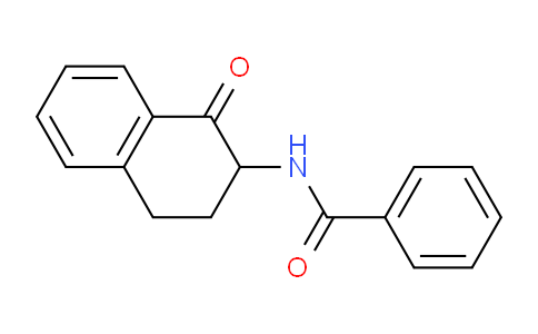 CAS No. 5765-24-2, N-(1-Oxo-1,2,3,4-tetrahydronaphthalen-2-yl)benzamide