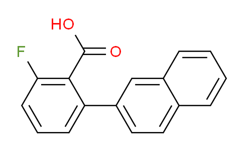 CAS No. 1261953-67-6, 2-Fluoro-6-(naphthalen-2-yl)benzoic acid