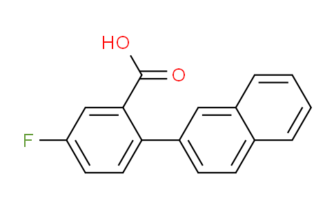 CAS No. 1183093-91-5, 5-Fluoro-2-(naphthalen-2-yl)benzoic acid