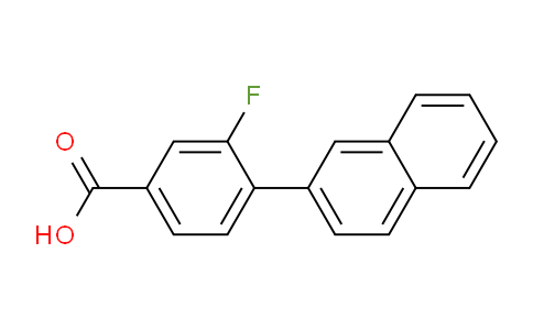 CAS No. 1261907-62-3, 3-Fluoro-4-(naphthalen-2-yl)benzoic acid