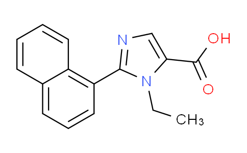 CAS No. 906477-15-4, 1-Ethyl-2-(naphthalen-1-yl)-1H-imidazole-5-carboxylic acid