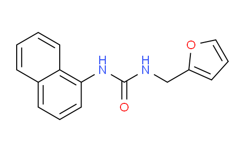 CAS No. 6298-27-7, 1-(Furan-2-ylmethyl)-3-(naphthalen-1-yl)urea