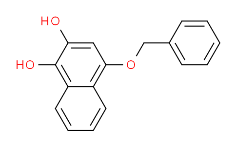 CAS No. 88381-78-6, 4-(Benzyloxy)naphthalene-1,2-diol