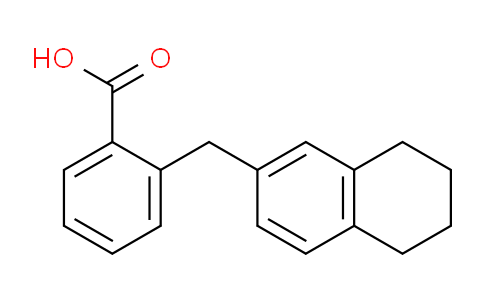 CAS No. 5349-91-7, 2-((5,6,7,8-Tetrahydronaphthalen-2-yl)methyl)benzoic acid