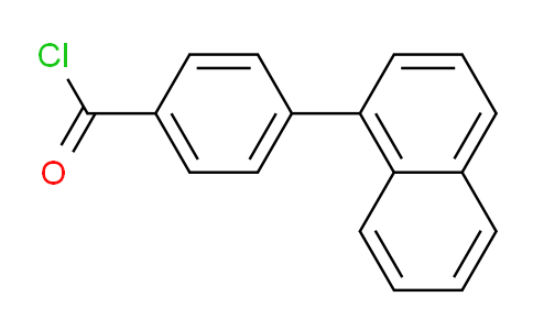 CAS No. 1261756-54-0, 4-(Naphthalen-1-yl)benzoyl chloride