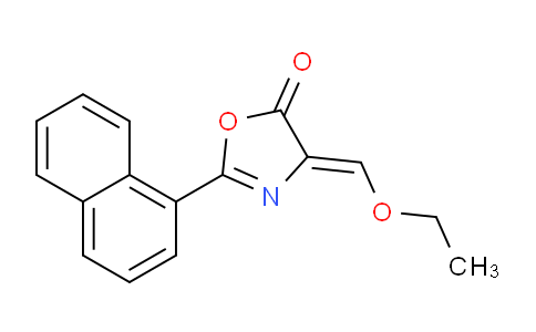 CAS No. 269733-57-5, 4-(Ethoxymethylene)-2-(naphthalen-1-yl)oxazol-5(4H)-one