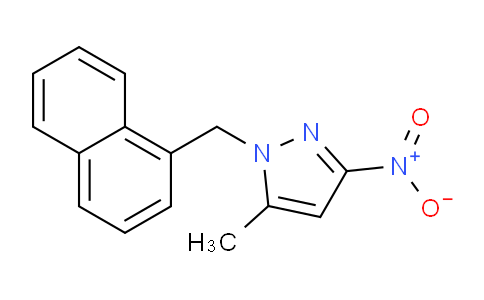 CAS No. 955963-40-3, 5-Methyl-1-(naphthalen-1-ylmethyl)-3-nitro-1H-pyrazole