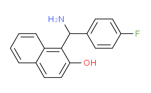 CAS No. 714953-86-3, 1-(Amino(4-fluorophenyl)methyl)naphthalen-2-ol