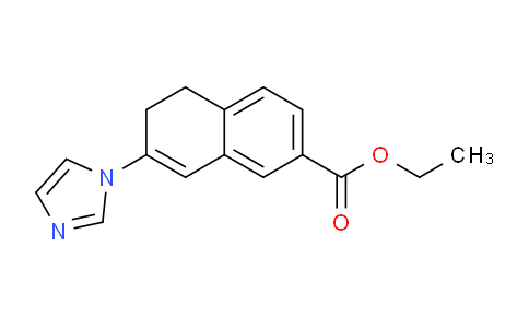 CAS No. 89781-86-2, Ethyl 7-(1H-imidazol-1-yl)-5,6-dihydronaphthalene-2-carboxylate