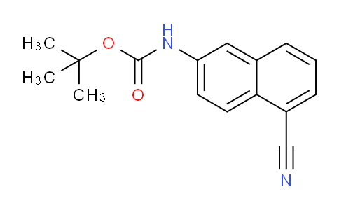 CAS No. 685902-47-0, tert-Butyl (5-cyanonaphthalen-2-yl)carbamate