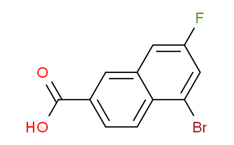 CAS No. 1823844-17-2, 5-Bromo-7-fluoro-2-naphthoic acid