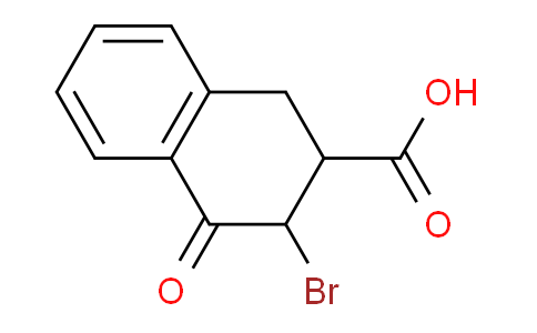 CAS No. 408312-67-4, 3-Bromo-4-oxo-1,2,3,4-tetrahydronaphthalene-2-carboxylic acid