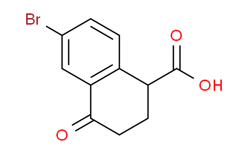 CAS No. 177845-98-6, 6-Bromo-4-oxo-1,2,3,4-tetrahydronaphthalene-1-carboxylic acid