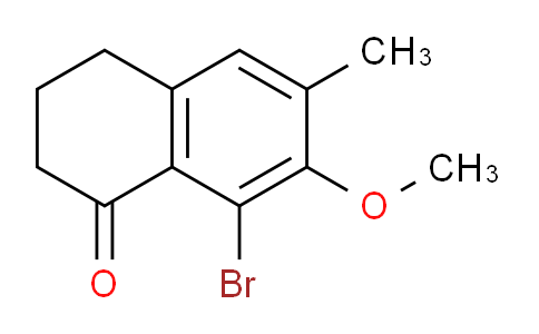 CAS No. 34403-74-2, 8-Bromo-7-methoxy-6-methyl-3,4-dihydronaphthalen-1(2H)-one